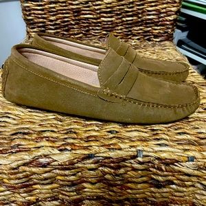Mens Size 9 Suede Driving Loafers